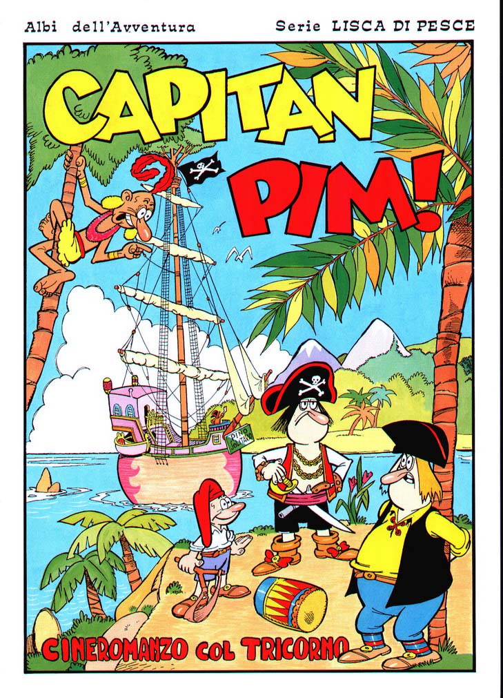 Capitan Pim collection album cover art, around 1969(?)